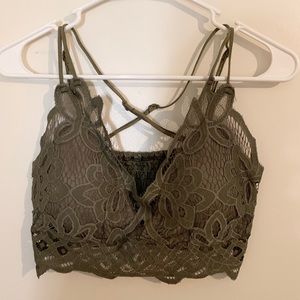 Dark Green Bralette